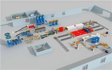 Vysokokapacitná linka na výrobu vláknitého cementu